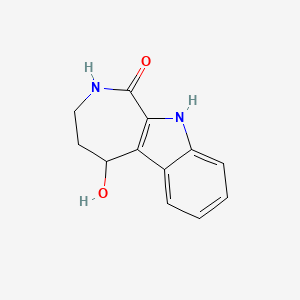 5-Hydroxy-3,4,5,10-tetrahydroazepino[3,4-b]indol-1(2H)-one