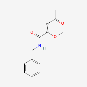 N-Benzyl-2-methoxy-4-oxopent-2-enamide