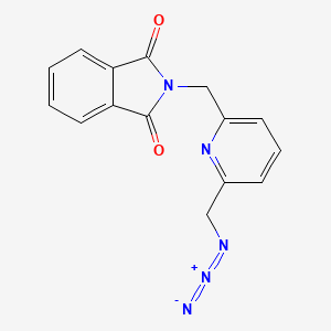 2-{[6-(Azidomethyl)pyridin-2-yl]methyl}-1H-isoindole-1,3(2H)-dione