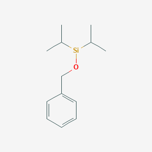 molecular formula C13H21OSi B14227298 Benzyloxy(diisopropyl)silane 