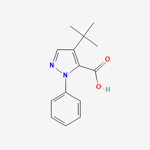 4-tert-Butyl-1-phenyl-1H-pyrazole-5-carboxylic acid