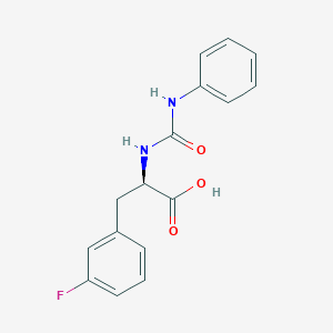 3-Fluoro-N-(phenylcarbamoyl)-D-phenylalanine