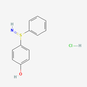 4-(Phenylsulfinimidoyl)phenol;hydrochloride