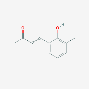 molecular formula C11H12O2 B14227384 4-(2-Hydroxy-3-methylphenyl)but-3-en-2-one CAS No. 500902-77-2