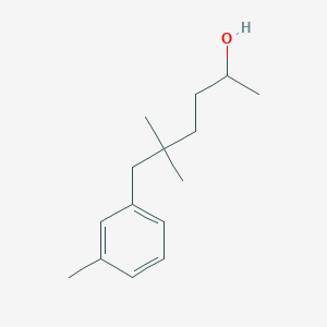 5,5-Dimethyl-6-(3-methylphenyl)hexan-2-ol