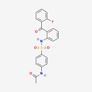 N-(4-{[2-(2-Fluorobenzoyl)phenyl]sulfamoyl}phenyl)acetamide