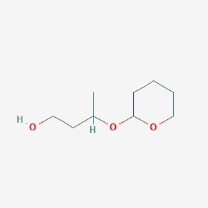 B142275 1-Butanol, 3-[(tetrahydro-2H-pyran-2-yl)oxy]- CAS No. 40595-23-1