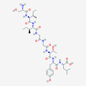 L-Seryl-L-isoleucyl-L-isoleucylglycylglycyl-L-threonyl-L-tyrosyl-L-leucine