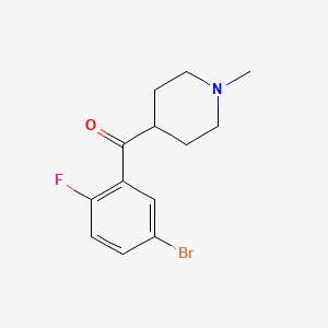 (5-Bromo-2-fluorophenyl)(1-methylpiperidin-4-yl)methanone