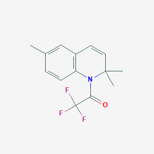 Quinoline, 1,2-dihydro-2,2,6-trimethyl-1-(trifluoroacetyl)-