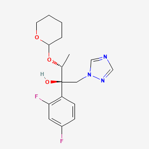 (2r,3r)-2-(2,4-Difluorophenyl)-3-((tetrahydro-2h-pyran-2-yl)oxy)-1-(1h-1,2,4-triazol-1-yl)butan-2-ol