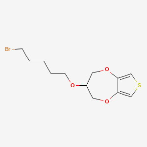 3-[(5-Bromopentyl)oxy]-3,4-dihydro-2H-thieno[3,4-b][1,4]dioxepine