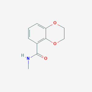 molecular formula C10H11NO3 B1422755 N-methyl-2,3-dihydro-1,4-benzodioxine-5-carboxamide CAS No. 1203954-92-0