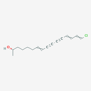 molecular formula C16H19ClO B14227554 (2S)-16-Chlorohexadeca-7,13,15-triene-9,11-diyn-2-ol CAS No. 537684-08-5