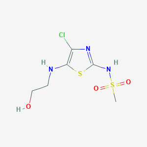 Methanesulfonamide, N-[4-chloro-5-[(2-hydroxyethyl)amino]-2-thiazolyl]-