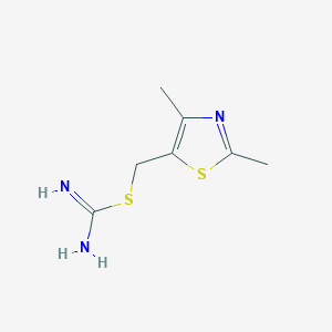 (2,4-Dimethyl-1,3-thiazol-5-yl)methyl carbamimidothioate