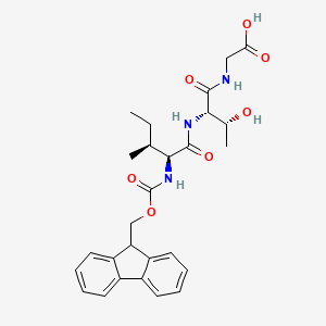 N-{[(9H-Fluoren-9-yl)methoxy]carbonyl}-L-isoleucyl-L-threonylglycine