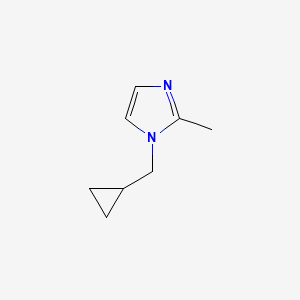 molecular formula C8H12N2 B1422765 1-(cyclopropylmethyl)-2-methyl-1H-imidazole CAS No. 1342433-69-5