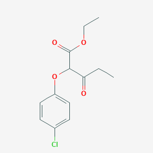 Pentanoic acid, 2-(4-chlorophenoxy)-3-oxo-, ethyl ester