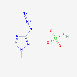 3-Azido-1-methyl-1,2,4-triazole;perchloric acid