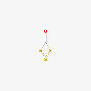 molecular formula COSi3 B14227920 1,2,3-Trisilabicyclo[1.1.0]buta-1,2-dien-4-one CAS No. 827602-29-9