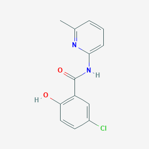 5-Chloro-2-hydroxy-N-(6-methylpyridin-2-yl)benzamide