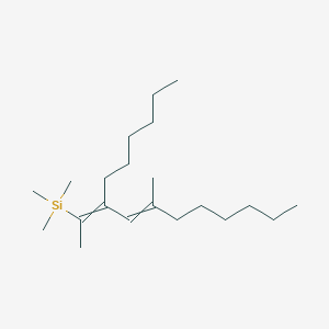 (3-Hexyl-5-methylundeca-2,4-dien-2-yl)(trimethyl)silane