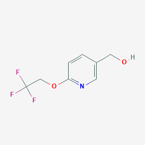 molecular formula C8H8F3NO2 B1422802 (6-(2,2,2-三氟乙氧基)吡啶-3-基)甲醇 CAS No. 159981-20-1