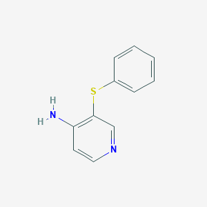 molecular formula C11H10N2S B14228053 4-Pyridinamine, 3-(phenylthio)- CAS No. 509076-67-9