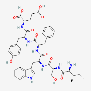 L-Isoleucyl-L-seryl-L-tryptophyl-L-phenylalanyl-L-tyrosyl-L-glutamic acid