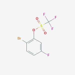 Methanesulfonic acid, trifluoro-, 2-bromo-5-fluorophenyl ester