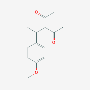 3-[1-(4-Methoxyphenyl)ethyl]pentane-2,4-dione