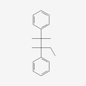 molecular formula C19H24 B14228166 1,1'-(2,3-Dimethylpentane-2,3-diyl)dibenzene CAS No. 824400-78-4