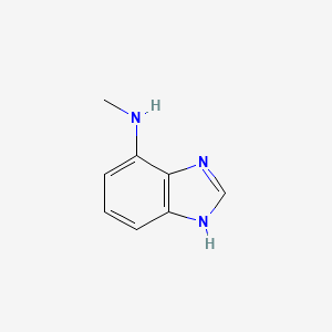 molecular formula C8H9N3 B1422818 N-甲基-1H-1,3-苯并二唑-4-胺 CAS No. 1504941-39-2