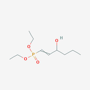 molecular formula C10H21O4P B14228200 Diethyl (3-hydroxyhex-1-en-1-yl)phosphonate CAS No. 827304-30-3