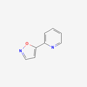 molecular formula C8H6N2O B1422821 2-(1,2-Oxazol-5-yl)pyridine CAS No. 1314809-76-1