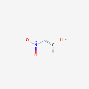 lithium;1-nitroethene