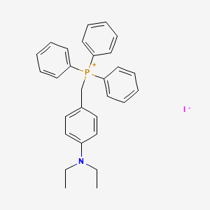 molecular formula C29H31INP B14228234 {[4-(Diethylamino)phenyl]methyl}(triphenyl)phosphanium iodide CAS No. 526196-98-5