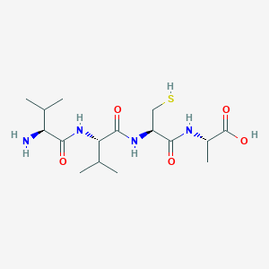 L-Valyl-L-valyl-L-cysteinyl-L-alanine