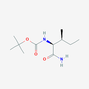 molecular formula C11H22N2O3 B1422827 BoC-L-isoleucine amide CAS No. 94888-34-3