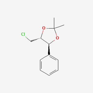 (4R,5S)-4-(chloromethyl)-2,2-dimethyl-5-phenyl-1,3-dioxolane