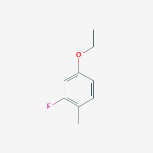 molecular formula C9H11FO B1422831 4-Ethoxy-2-fluorotoluene CAS No. 1305322-96-6