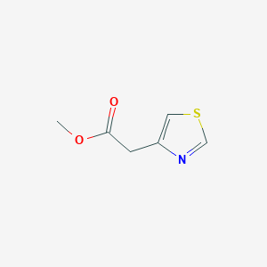 molecular formula C6H7NO2S B1422832 4-Thiazoleacetic acid, methyl ester CAS No. 691876-31-0