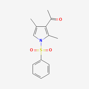 molecular formula C14H15NO3S B14228348 Agn-PC-0nhhka CAS No. 581808-80-2