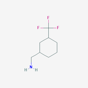 molecular formula C8H14F3N B1422835 [3-(Trifluoromethyl)cyclohexyl]methanamine CAS No. 832753-69-2
