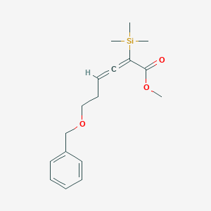 2,3-Hexadienoic acid, 6-(phenylmethoxy)-2-(trimethylsilyl)-, methyl ester