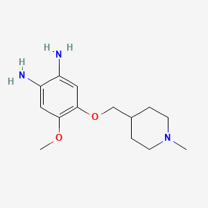 4-Methoxy-5-[(1-methylpiperidin-4-yl)methoxy]benzene-1,2-diamine