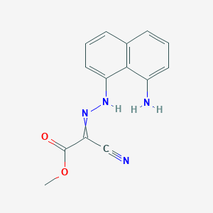 Methyl [2-(8-aminonaphthalen-1-yl)hydrazinylidene](cyano)acetate