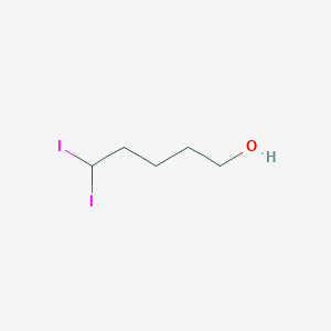 1-Pentanol, 5,5-diiodo-