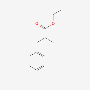 molecular formula C13H18O2 B1422843 Ethyl 2-methyl-3-(4-methylphenyl)propanoate CAS No. 859191-98-3